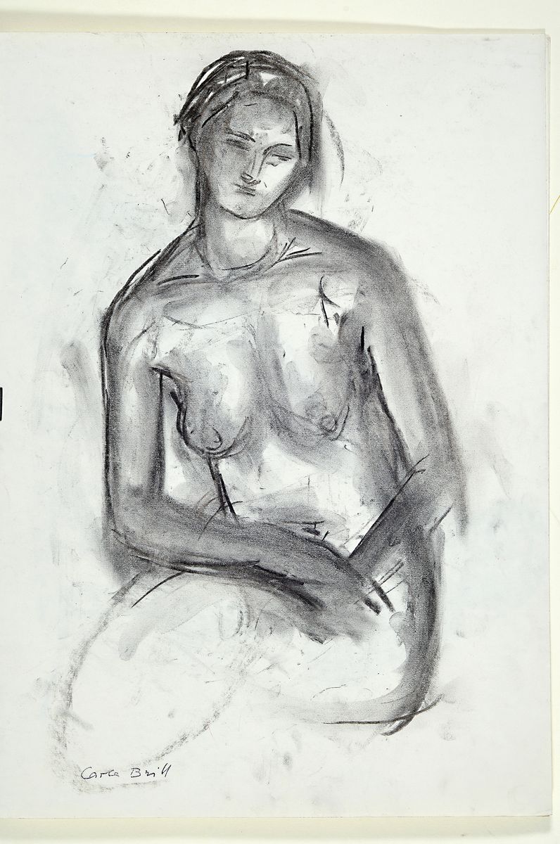 Detail k: Carla Brill, 1906 Frankfurt-1994, Deutsche Bildhauerin, Malerin und Zeichnerin, Studium an der Kunstgewerbeschule Frankfurt am Main, später ...
