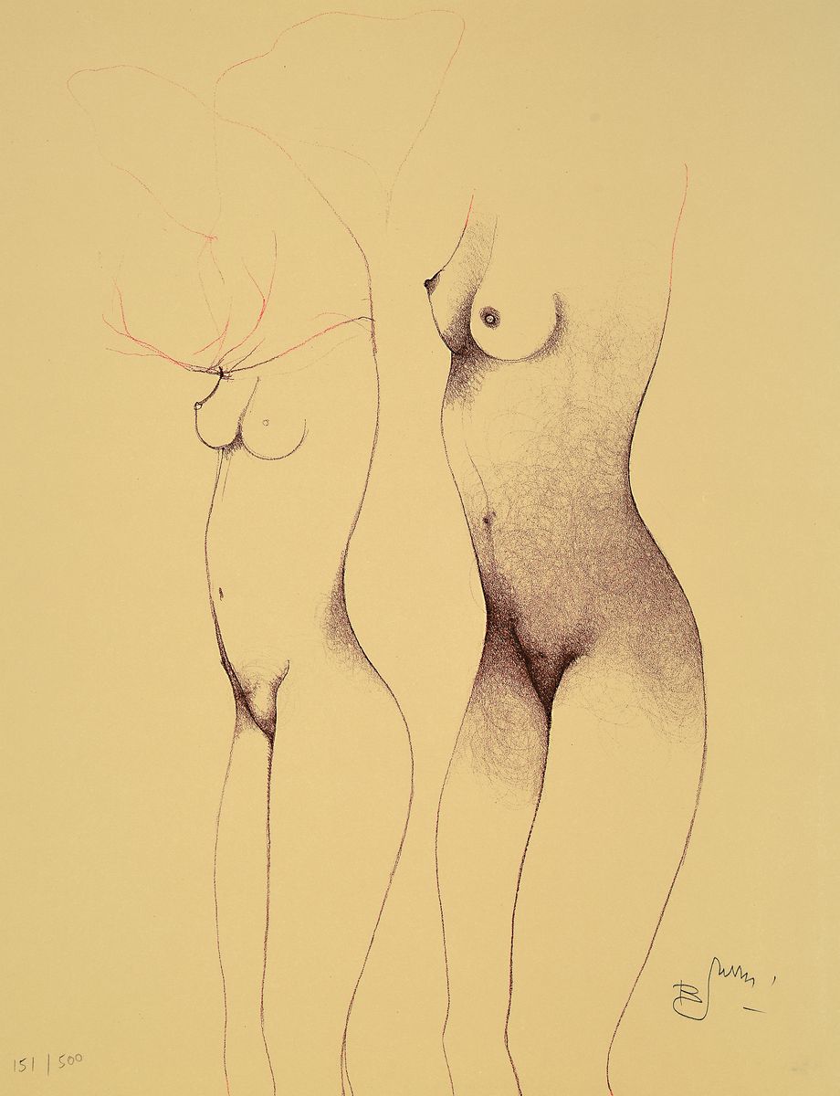 Detail b: Bruno Brni, geb. 1935, Mappe "Saluti dall Italia", Serie aus 3 Farblithografien von 1982, WVZ 265-267, alle handsign. und num. 151/400, ca. ...