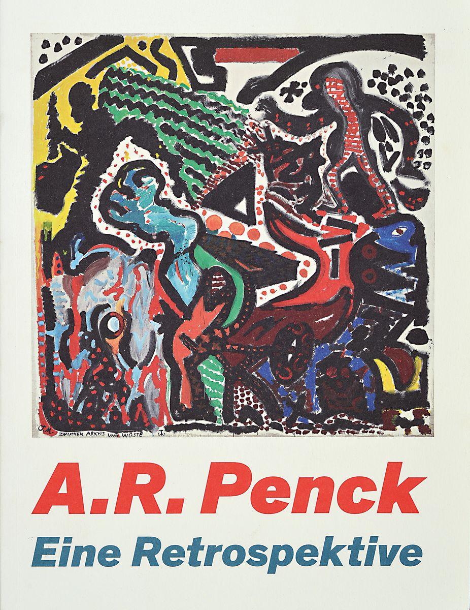 A.R. Penck, geb. 1939 Dresden-2017 Zürich, Ausstellungskatalog , Buch ca. 26x20 cm