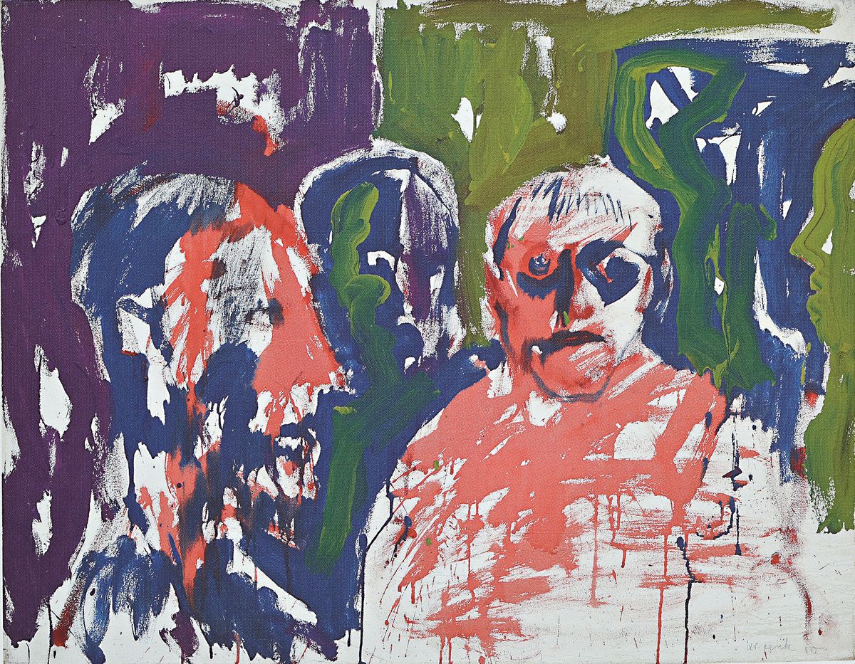 Detail a: A.R. Penck, geb. 1939 Dresden-2017 Zürich, Ausstellungskatalog , Buch ca. 26x20 cm