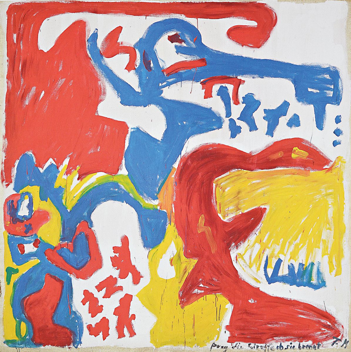 Detail b: A.R. Penck, geb. 1939 Dresden-2017 Zürich, Ausstellungskatalog , Buch ca. 26x20 cm