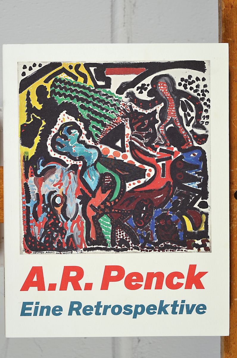 Detail k: A.R. Penck, geb. 1939 Dresden-2017 Zürich, Ausstellungskatalog , Buch ca. 26x20 cm