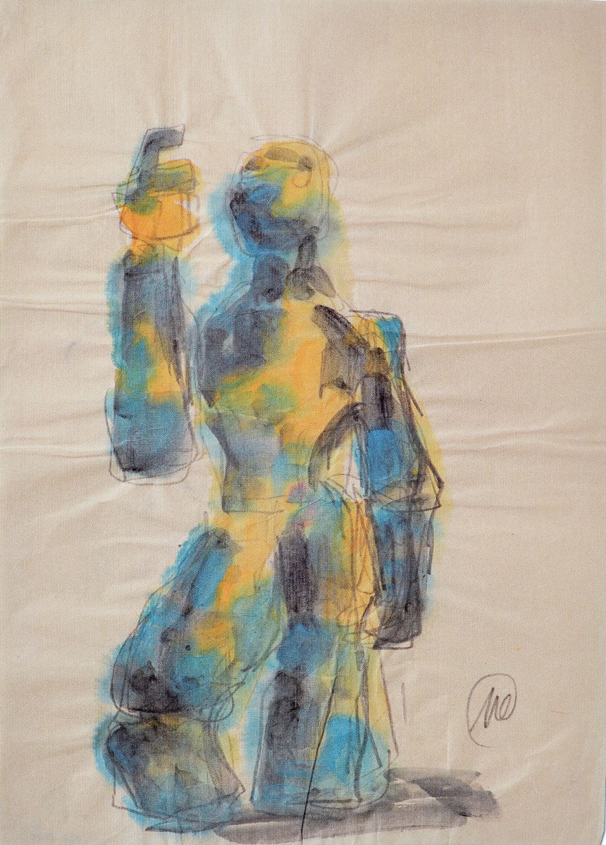 Markus Lüpertz, geb. 1941, Ausstellungskatalog "Sagenhaft", ca. 30x23,5
