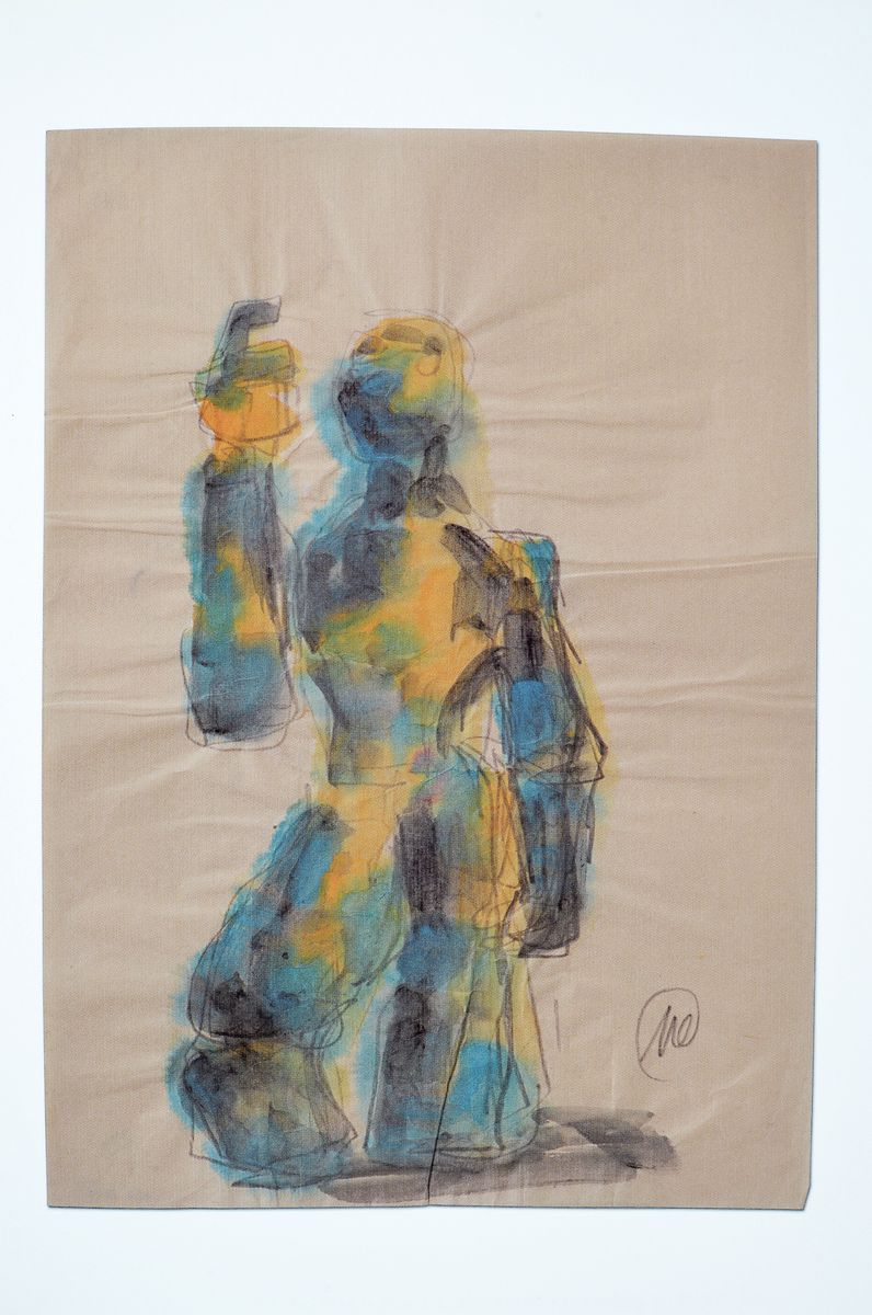 Detail k: Markus Lüpertz, geb. 1941, Ausstellungskatalog "Sagenhaft", ca. 30x23,5