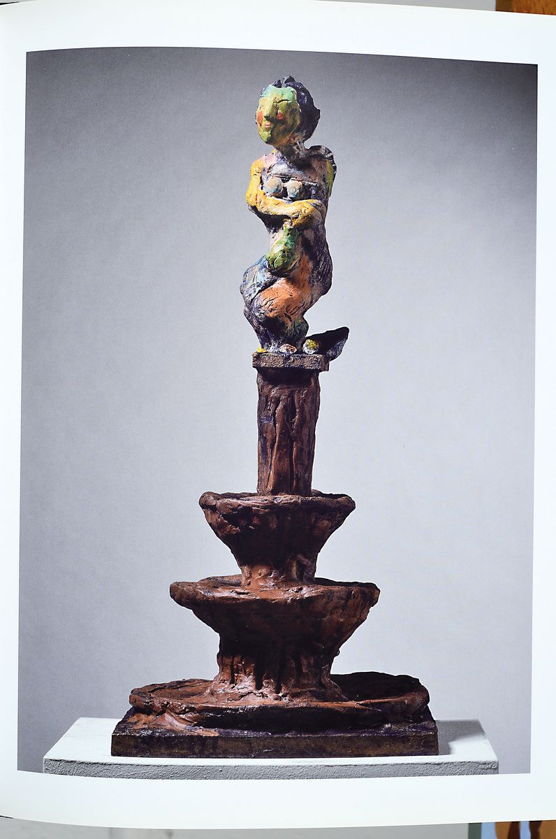 Detail m: Markus Lüpertz, geb. 1941, Ausstellungskatalog "Sagenhaft", ca. 30x23,5