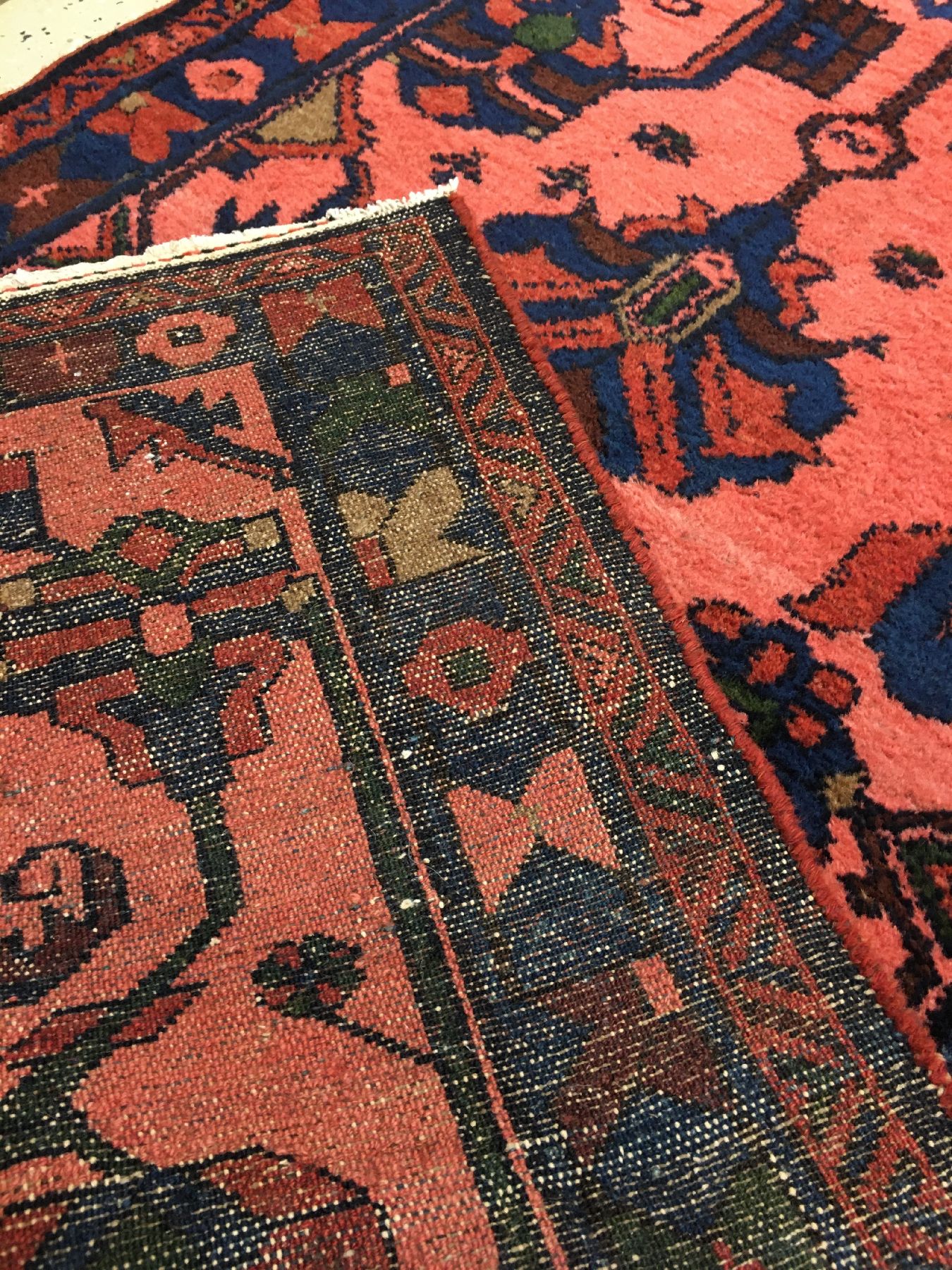 Detail h: Feine Lilian "Galerie" antik, Westpersien, um 1900, Wolle geknüpft auf Baumwolle. Seltene Fünf-Meter lange Galerie aus Westpersien mit ...