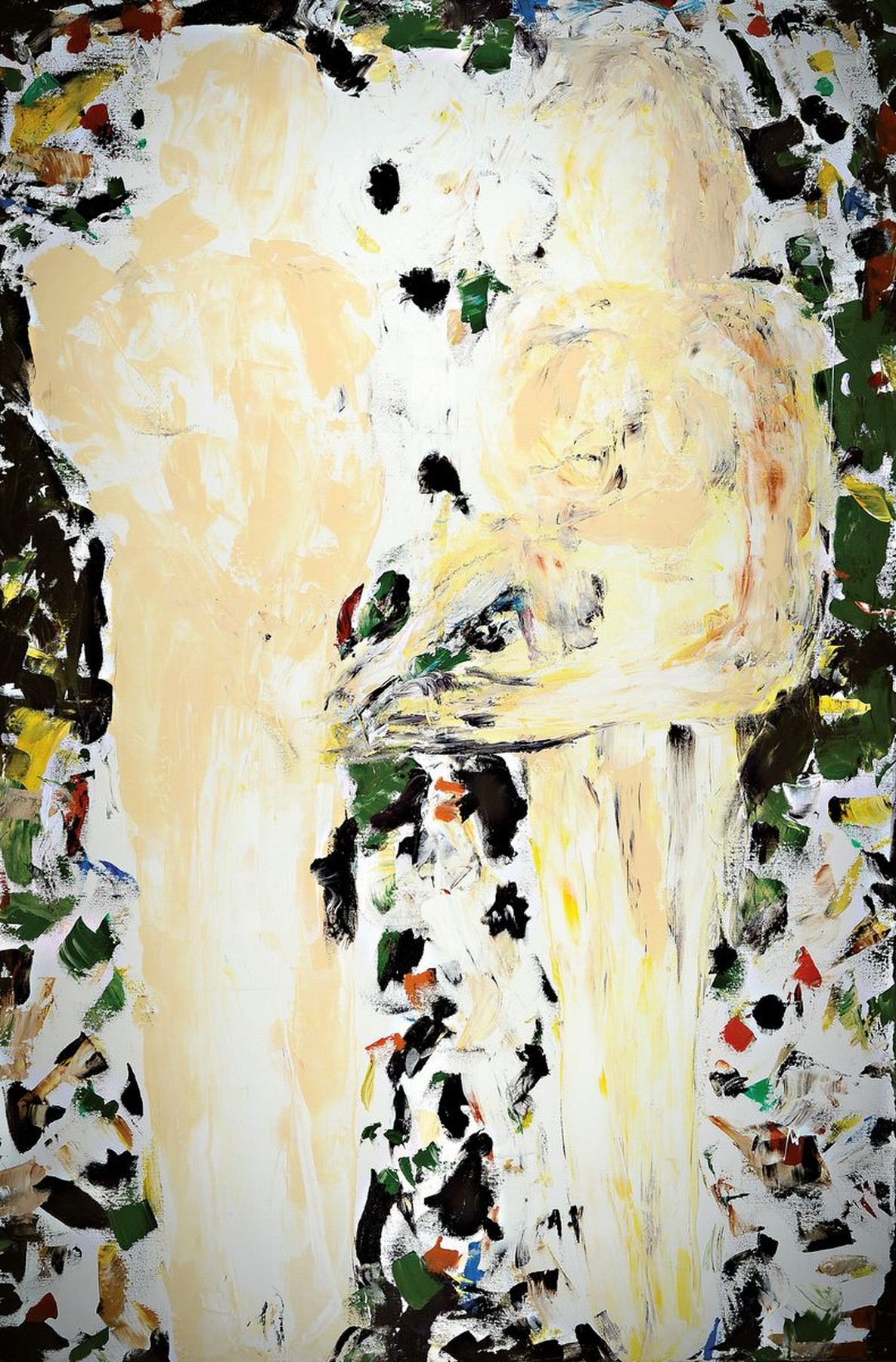 Billi Thanner, geb. 1972, lebt und arbeitet in Wien, Hier: "Venus Spricht" 2008, Acryl/Lwd,signiert, ca. 150 x 100 cm, direkt bei der ...