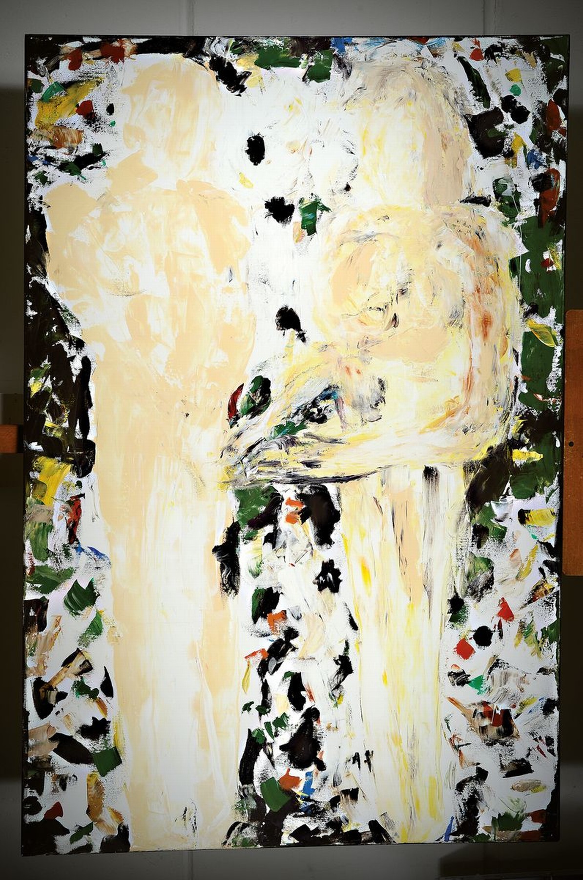 Detail k: Billi Thanner, geb. 1972, lebt und arbeitet in Wien, Hier: "Venus Spricht" 2008, Acryl/Lwd,signiert, ca. 150 x 100 cm, direkt bei der ...