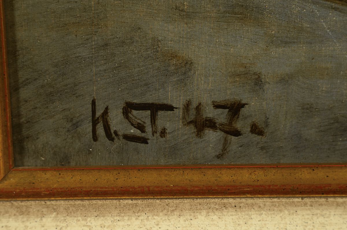 Detail a: Karl Stohner, 1894 Mannheim-1957 Paris, Studium an der Akademie Karlsruhe, gründete 1924 die freie Akademie Mannheim, Umzug nach Paris, hier: Blick ...