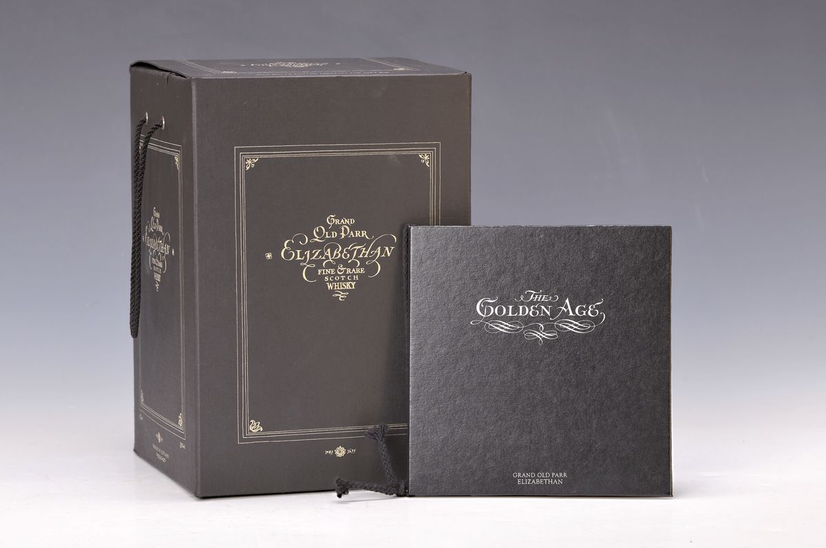 Detail a: 1 Flasche Grand Old Parr Elizabethan Fine & Rare Scotch Whisky, limited Edition 7, num. 241/252, 43% vol, 760 ml, Hand Craftet, orig. versiegelt, ...