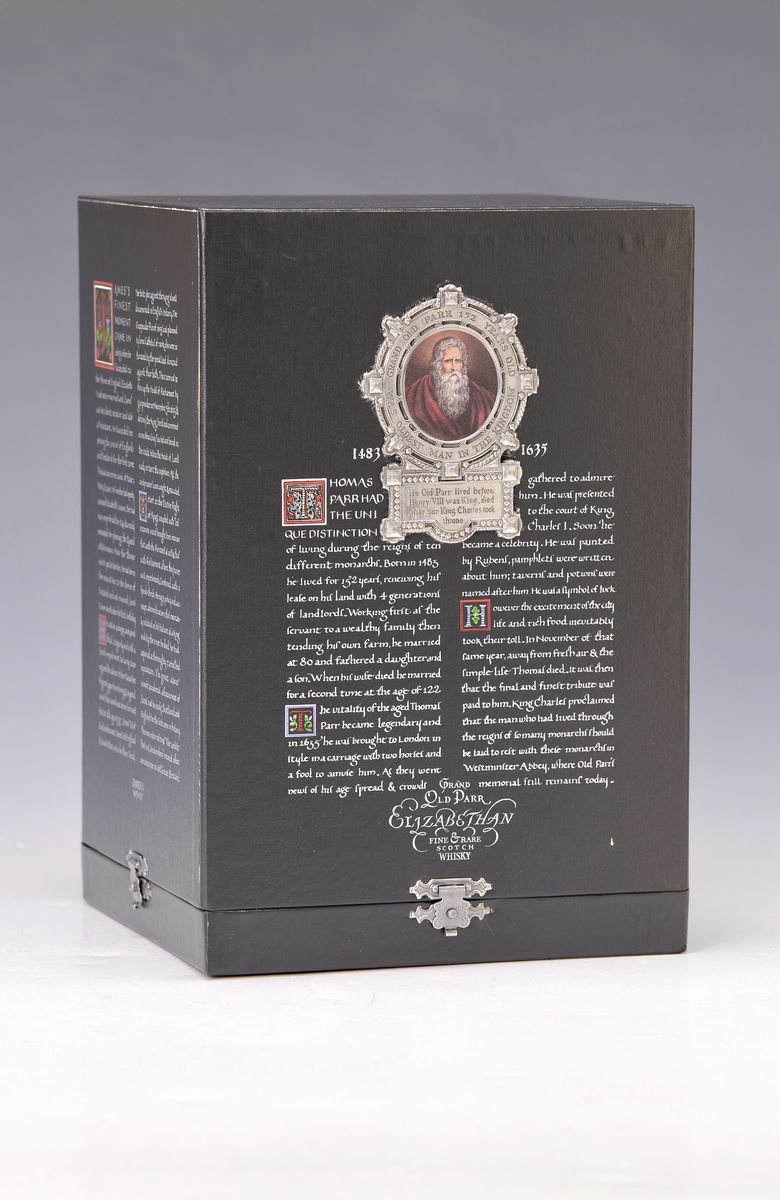 Detail d: 1 Flasche Grand Old Parr Elizabethan Fine & Rare Scotch Whisky, limited Edition 7, num. 241/252, 43% vol, 760 ml, Hand Craftet, orig. versiegelt, ...