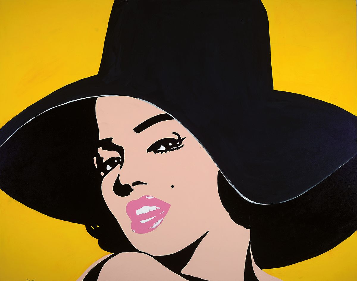 Abbaszadeh Forouzan, geb. 1978, Studium für Kunst/Grafik in Iran, lebt seit 2016 in Hamburg, Hier: Öl/Lwd, links unten sign., ca. 80x100 cm
