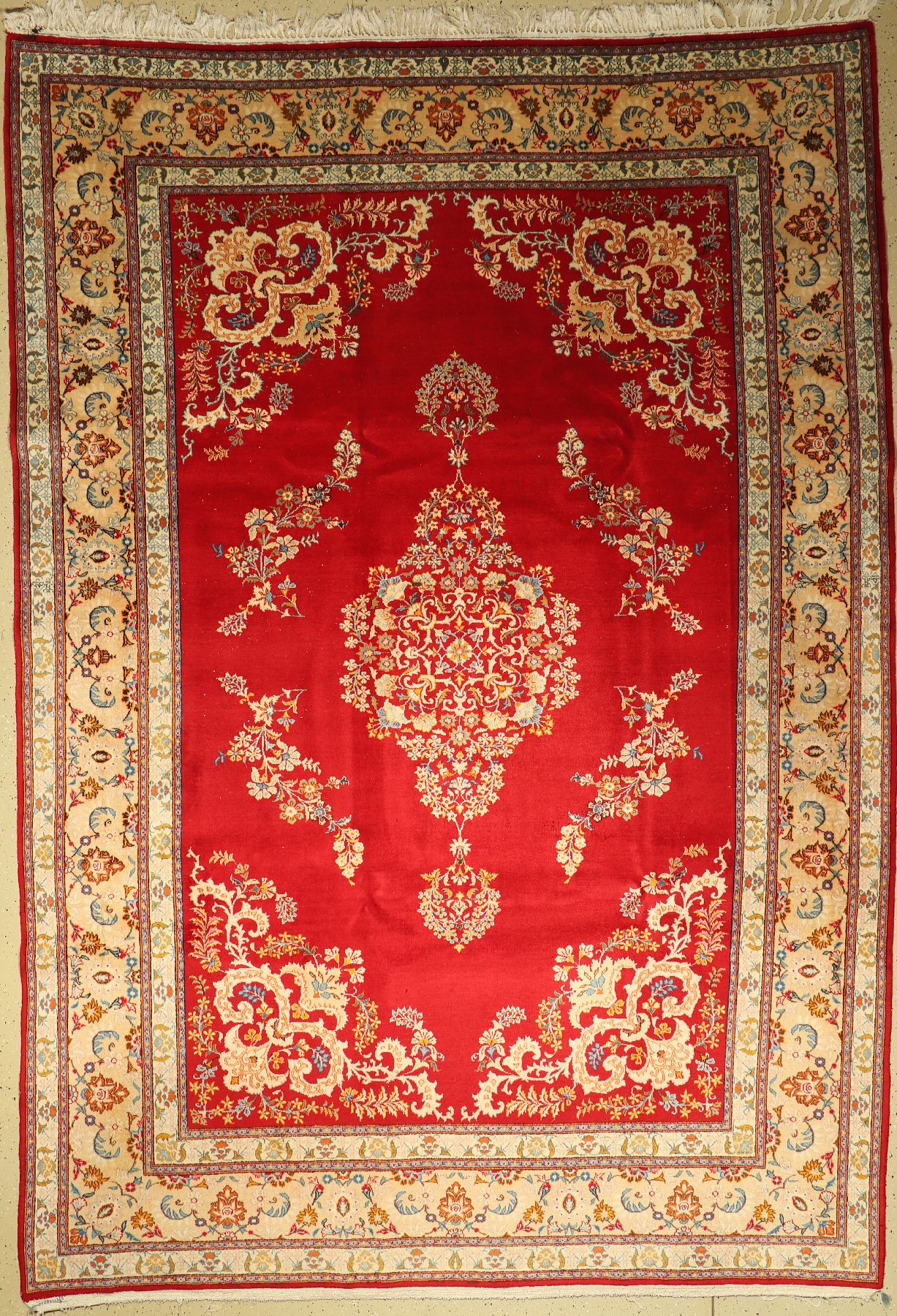 Keschan alt, Persien, ca. 60 Jahre, Wolle auf Baumwolle, ca. 357 x 253 cm, EHZ: 2-3