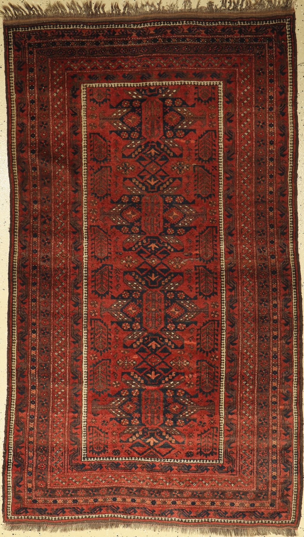Belutsch antik, Persien(Kaukasus Design), um 1900, Wolle auf Wolle, ca. 201 x 117 cm, EHZ: 2-3