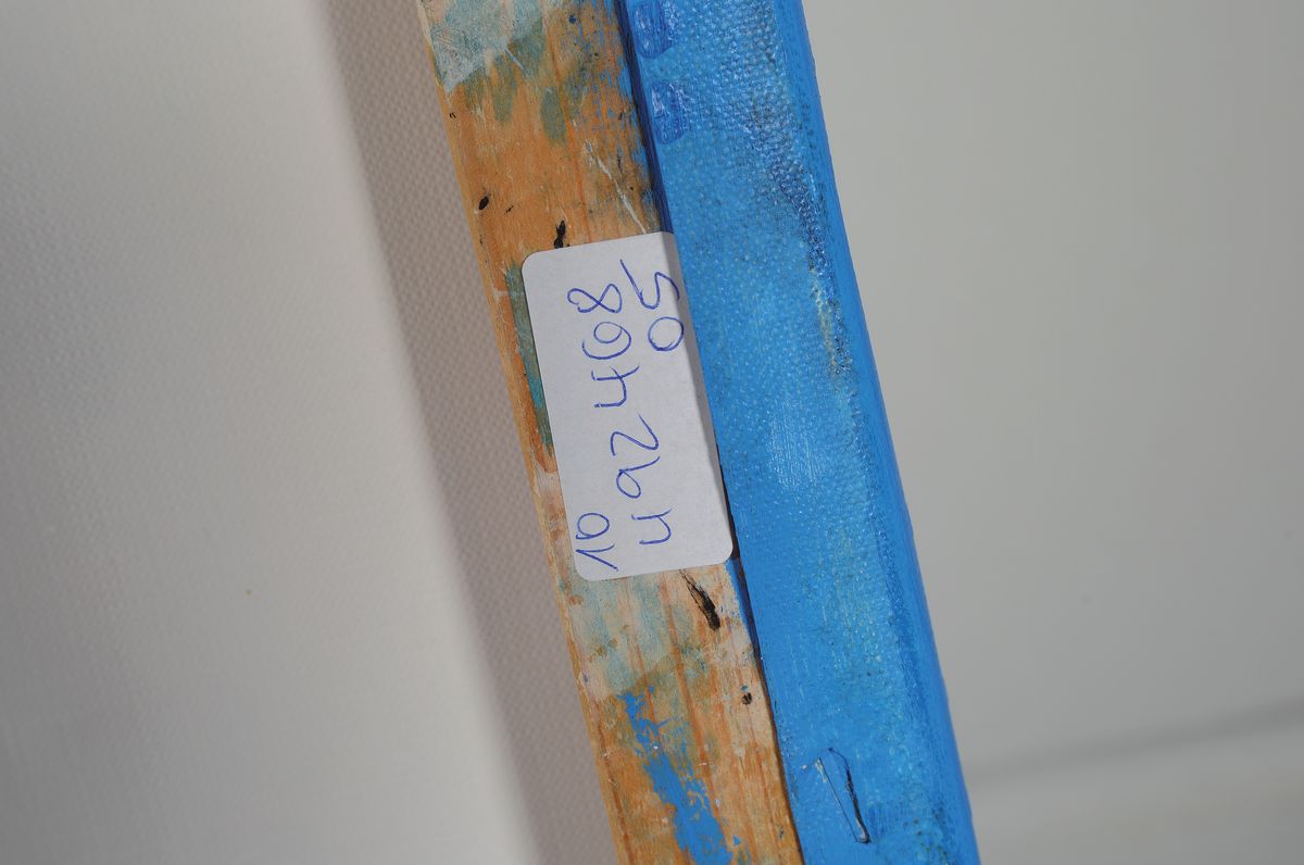 Detail a: Marion Schmidt, geb. 1963 Eschwege, Somewhere, Acryl/Lwd, links unten signiert, ca. 84x116cm