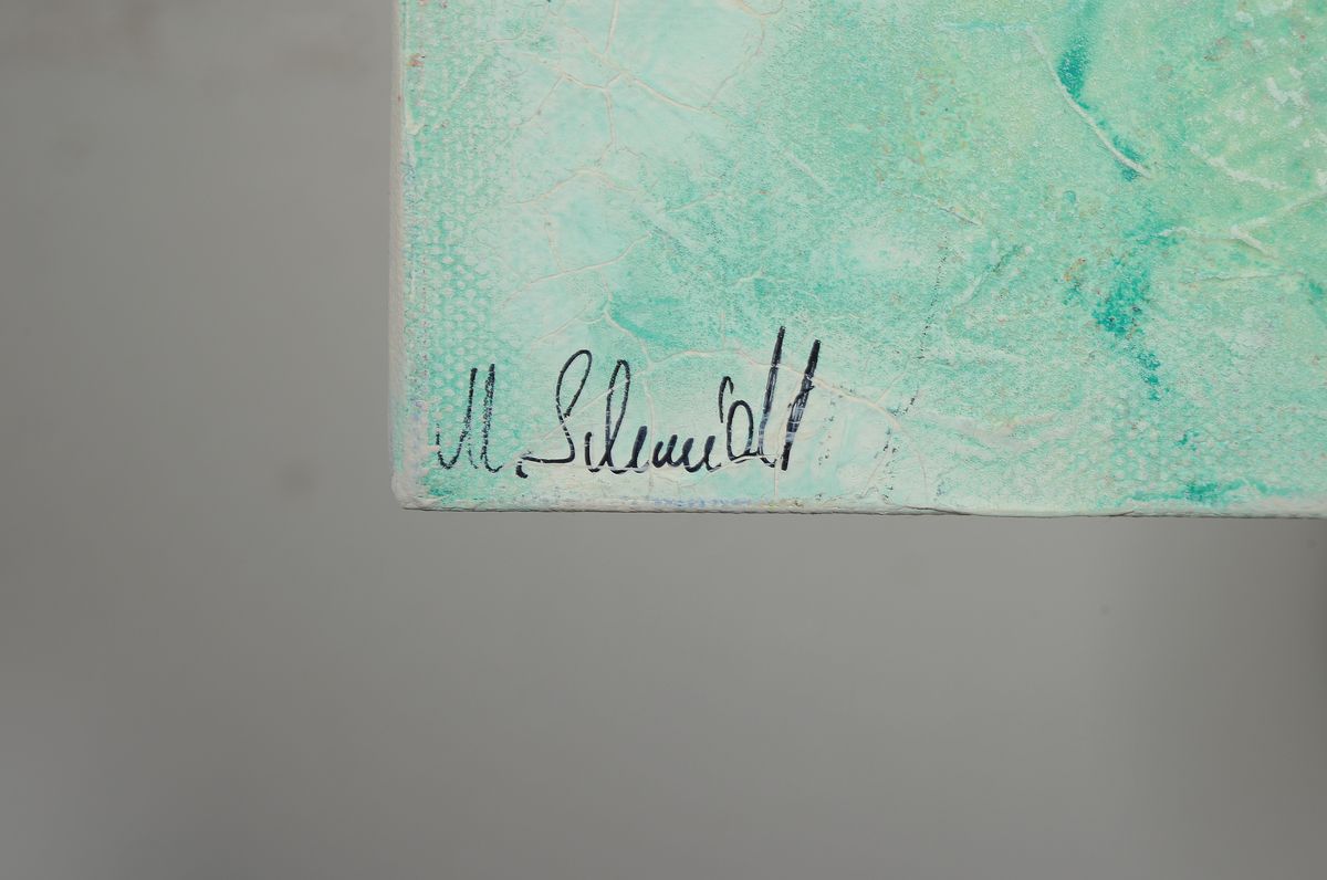 Detail a: Marion Schmidt, geb. 1963 Eschwege, Ohne Titel, Acryl/Lwd, links unten signiert, ca. 50x100cm