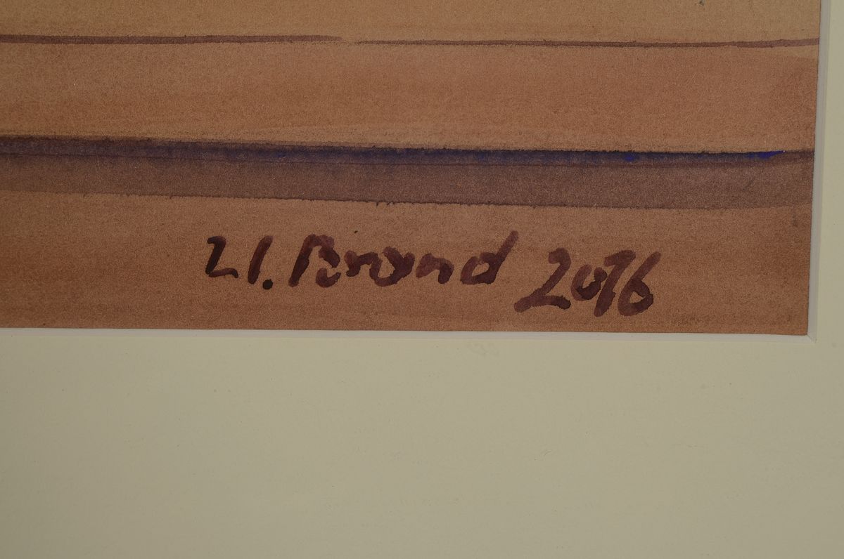 Detail a: Werner Brand, geb. 1933 Löbau, lebt und arbeitet in der Pfalz, Stillleben mit Quitten, Aquarell, signiert und dat. 2016, ca. 33x48cm, PP, u.Gl., R. ...