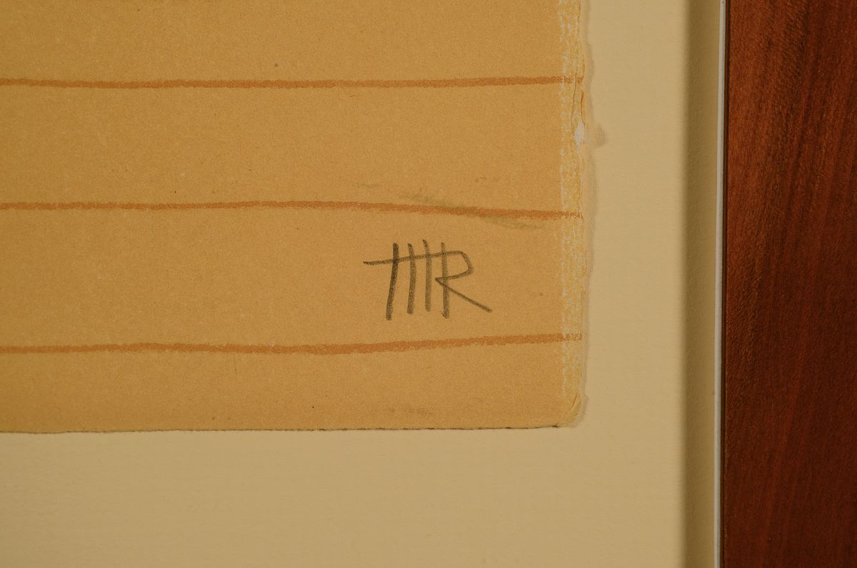 Detail a: Man Ray, 1890 - 1976, L'emerveille mevelleux (Hommage a Miro) Lithographie von 1976, handmonogrammiert, num. 4/80, ca. 49 x 40 cm, unter Glas, ...