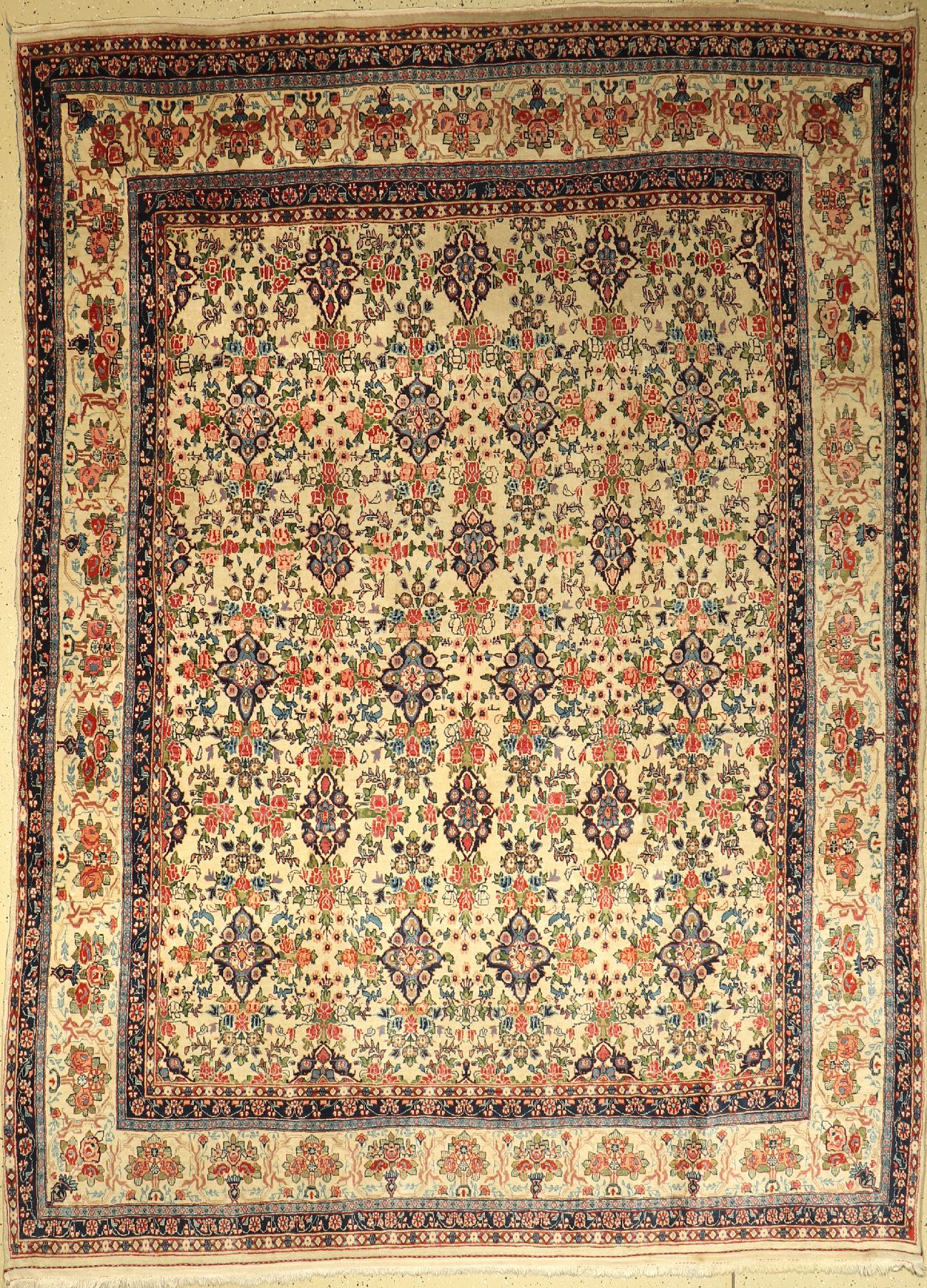 Rosenbidjar alt, Persien, ca. 60 Jahre, Wolle auf Baumwolle, ca. 330 x 242 cm, EHZ: 2-3