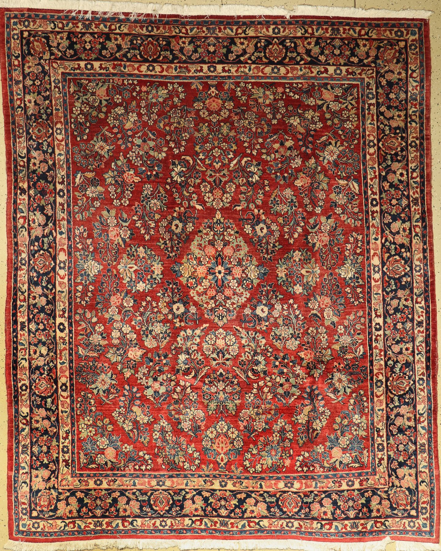 Sarogh US Re Import, Persien, um 1930/40, Korkwolle, ca. 286 x 233 cm, EHZ: 2-3