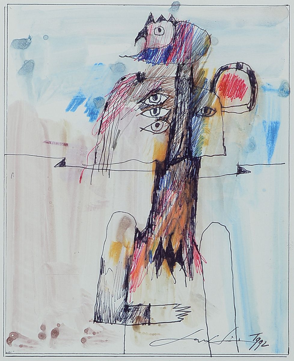 Gerd Ditz, 1941-2004 Landau/Pfalz, Studium u.a. an der Freien Akademie Mannheim bei Prof. Berger-Bergner, zahlreiche Ausst., hier: drei kleine ...