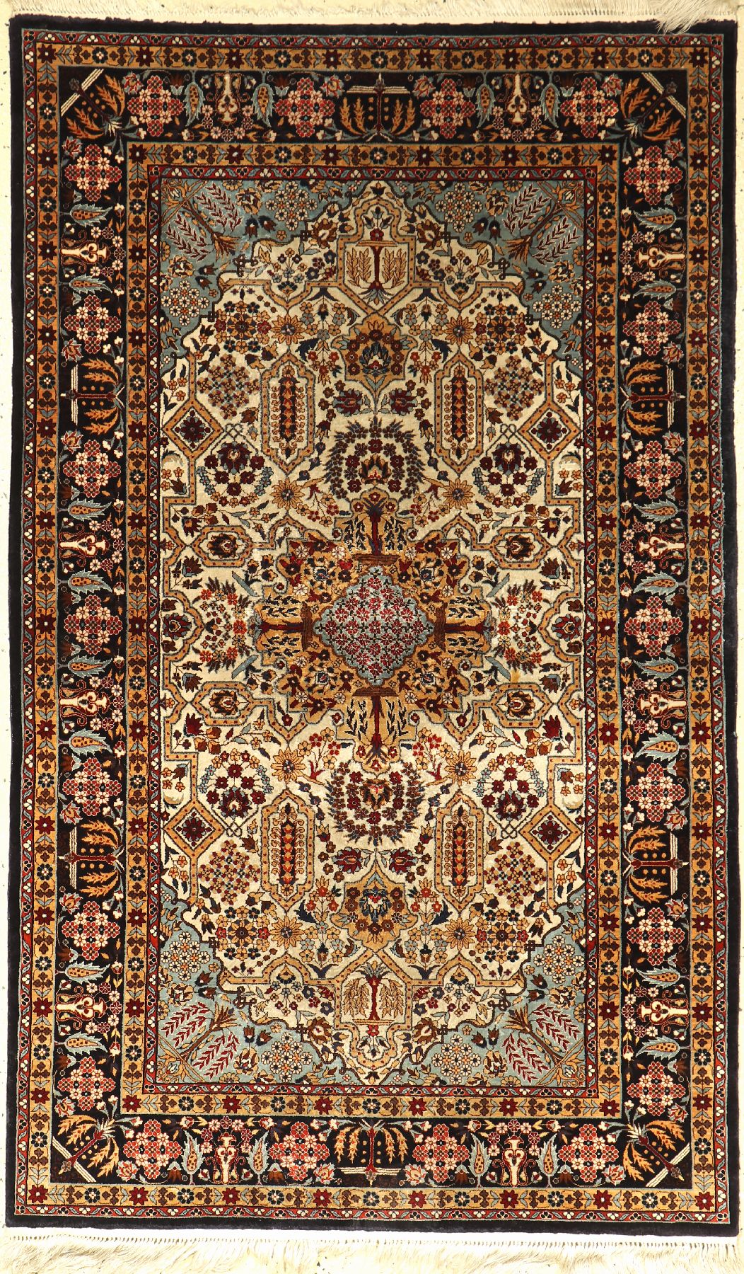 China Seide, ca. 40 Jahre, Seide, ca. 192 x91 cm, EHZ: 2-3
