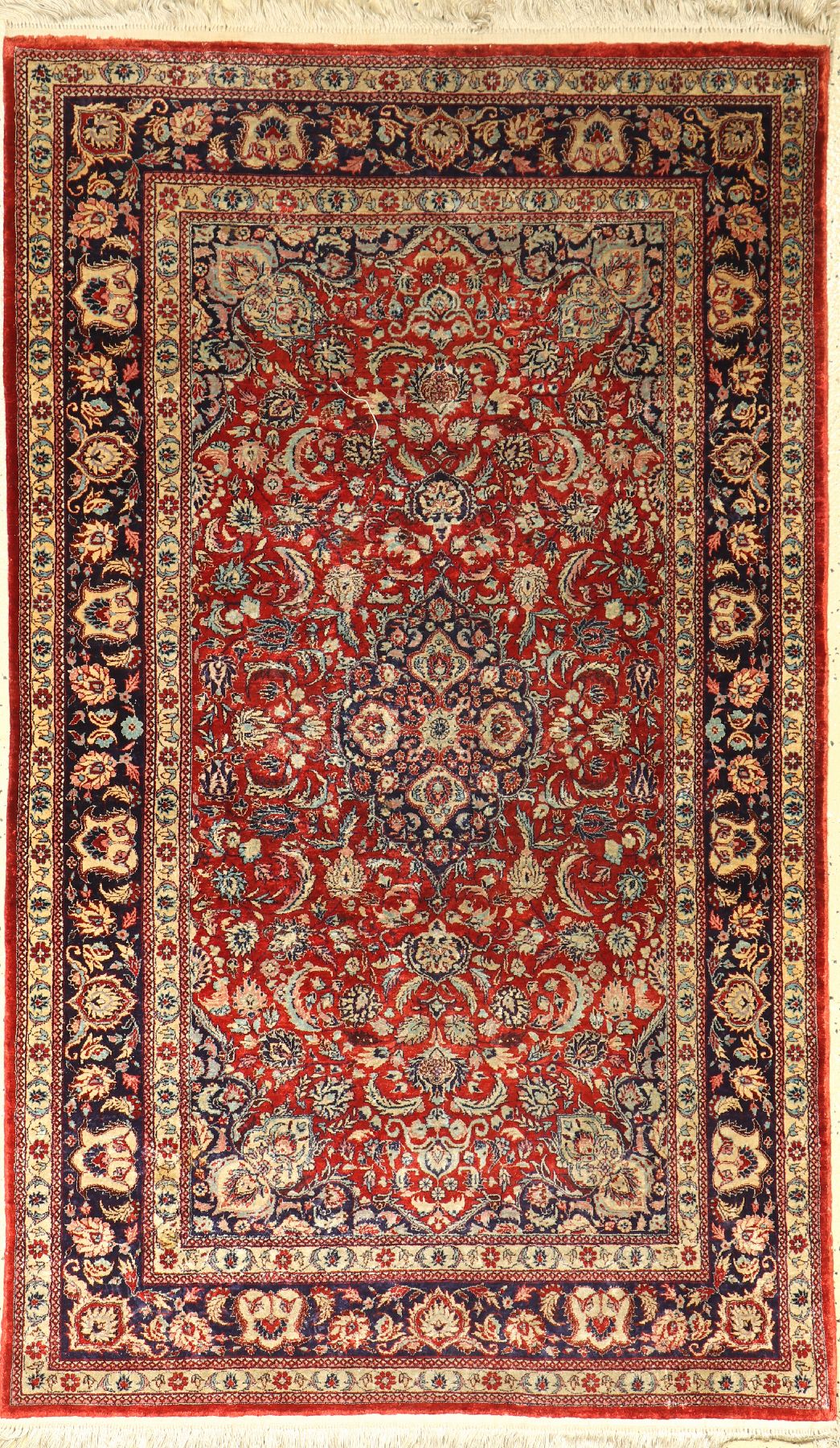 China Seide, ca. 40 Jahre, Seide, ca. 155 x94 cm, EHZ: 2-3