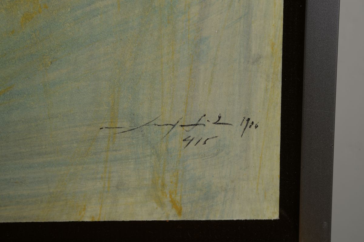Detail c: Gerd Ditz, 1941-2004 Landau/Pfalz, Studium u.a. an der Freien Akademie Mannheim bei Prof. Berger-Bergner, zahlreiche Ausst., hier: Triptychon-drei ...