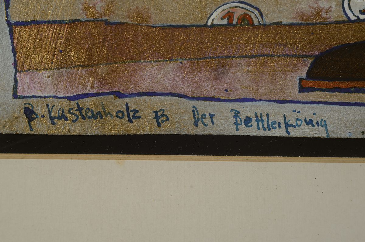 Detail a: Bernd Kastenholz, geb. 1949 Speyer, lebt und arbeitet in Gleisweiler, 1976 Pfalzpreis für Bildende Kunst, 1980 Hans-Purrmann-Preis für Malerei, ...