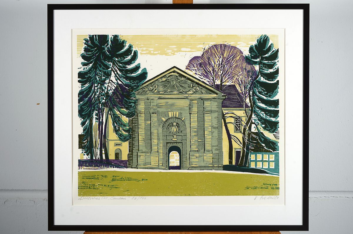 Detail k: Heinz Friedrich, 1924-2018 Schwetzingen, Studium an der Akademie Karlsruhe bei Schnarrenberger und Laible, sowie an der Sommerakademie Salzburg bei ...