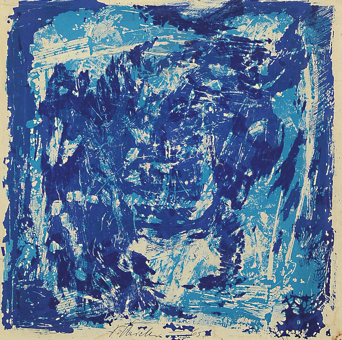Fred Thieler, 1916 Königsberg-1999 Berlin, Studium an der Akademie München bei Karl Caspar, Mitglied der Gruppe ZEN 49, erhielt u.a. den ...