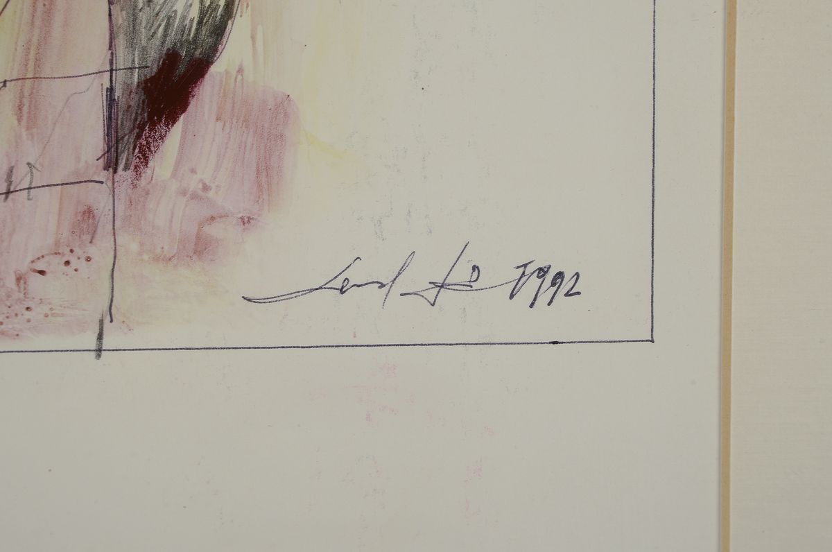 Detail g: Gerd Ditz, 1941-2004 Landau/Pfalz, Studium u.a. an der Freien Akademie Mannheim bei Prof. Berger-Bergner, zahlreiche Ausst., hier: 2 ...