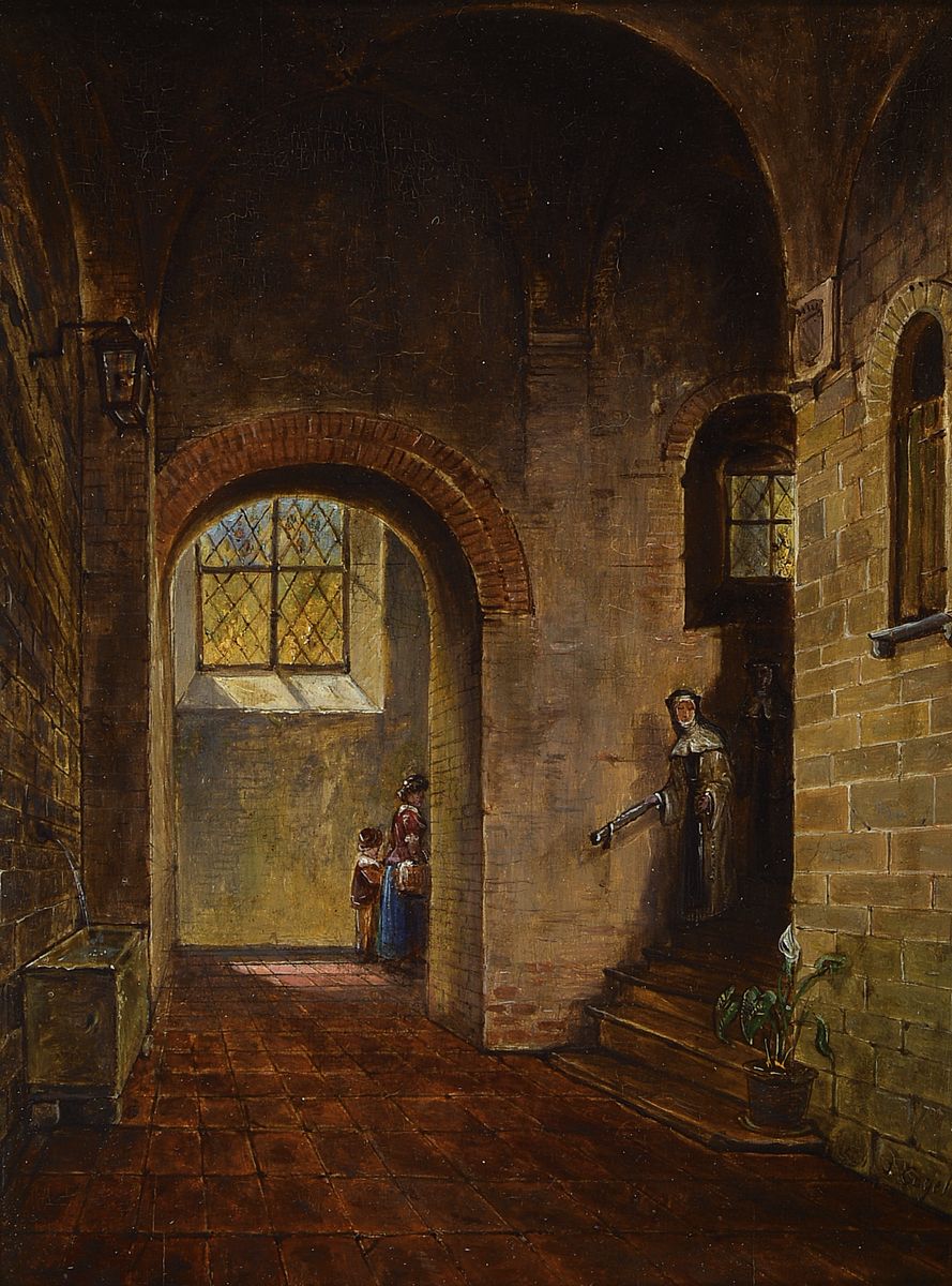 Joseph Carl Cogels, 1785 Brüssel-1831 Leitheim, Studium in Aachen u. Düsseldorf, Akademiemitglied der Kunstakademien Gent, Antwerpen u. München, ...
