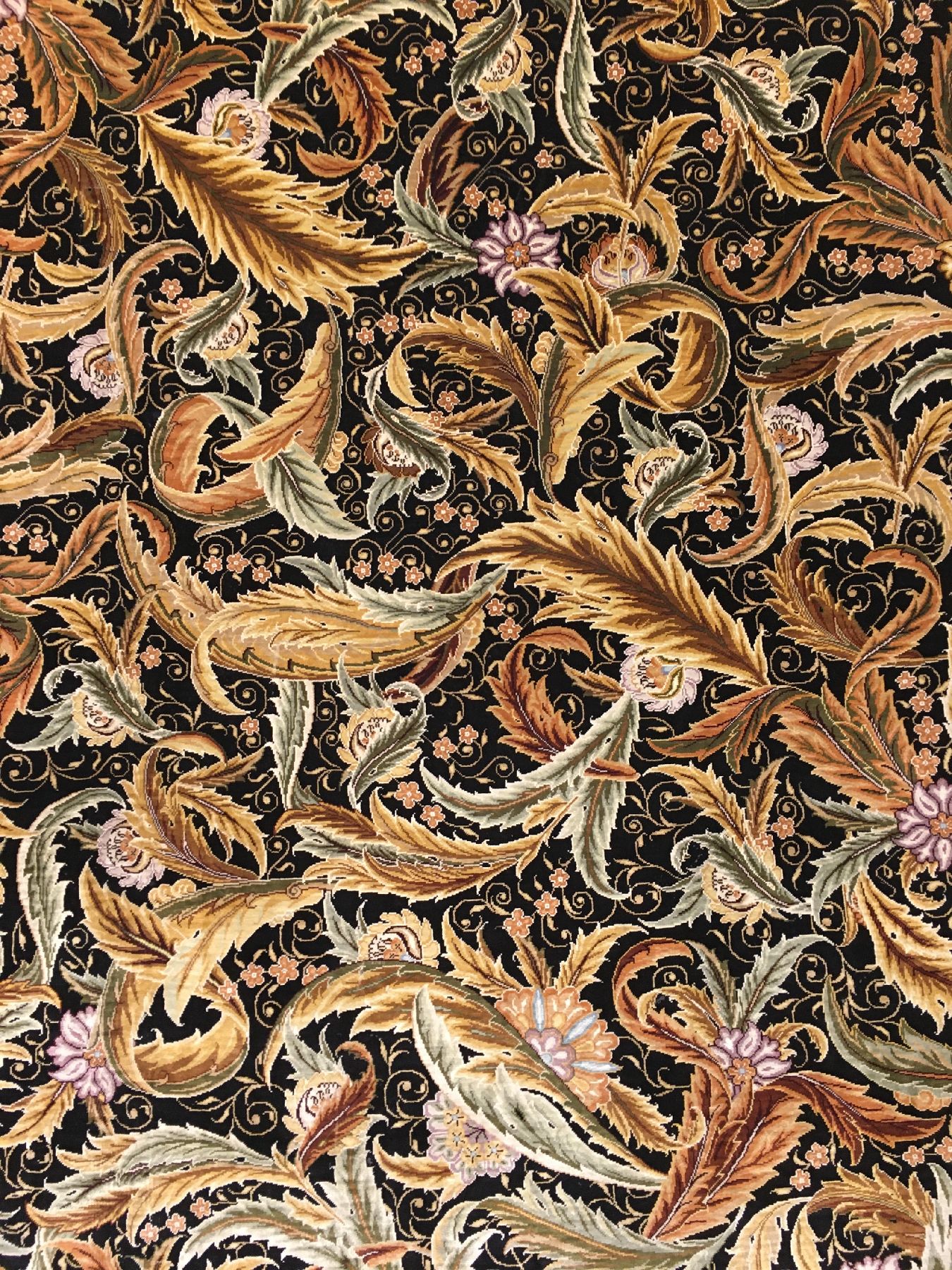Detail e: Feiner Seiden Hereke "Cinar" alt, Türkei, um 1970, reine Naturseide. Hochdekorativer Seiden Hereke aus den berühmten Meisterwerkstätten ...