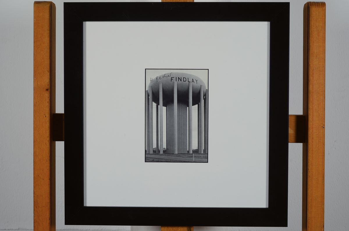Detail o: Hilla Becher, 1934 - 2015, vier Multiples, 3 x handsigniert, ca. 14.5 x 10 cm, unter Glas, Rahmen, PP., ca. 35 x 35 cm