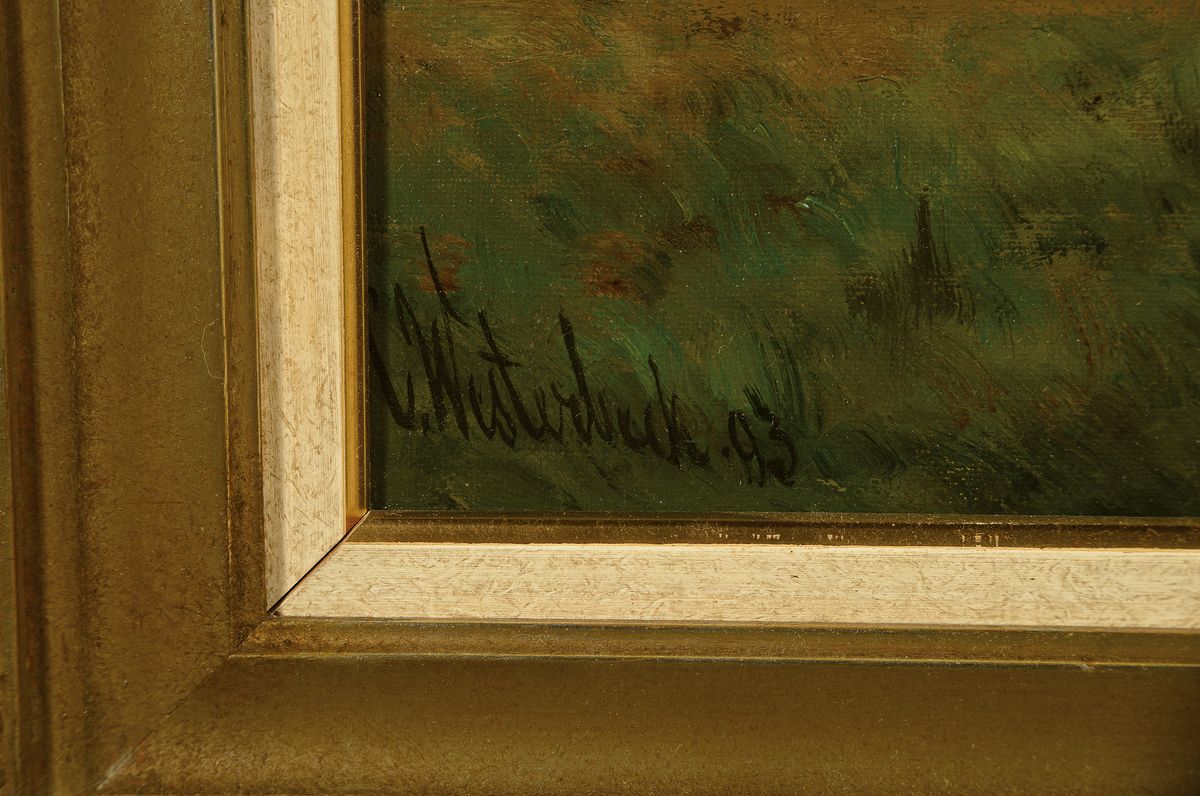 Detail a: Süddeutscher Porträtist, dat. 1756,, Darst. des Friedrich Wilhelm, Rüdt von Collenberg und Bödigheim, rückseitig bez. und dat. 1756, mit altem ...