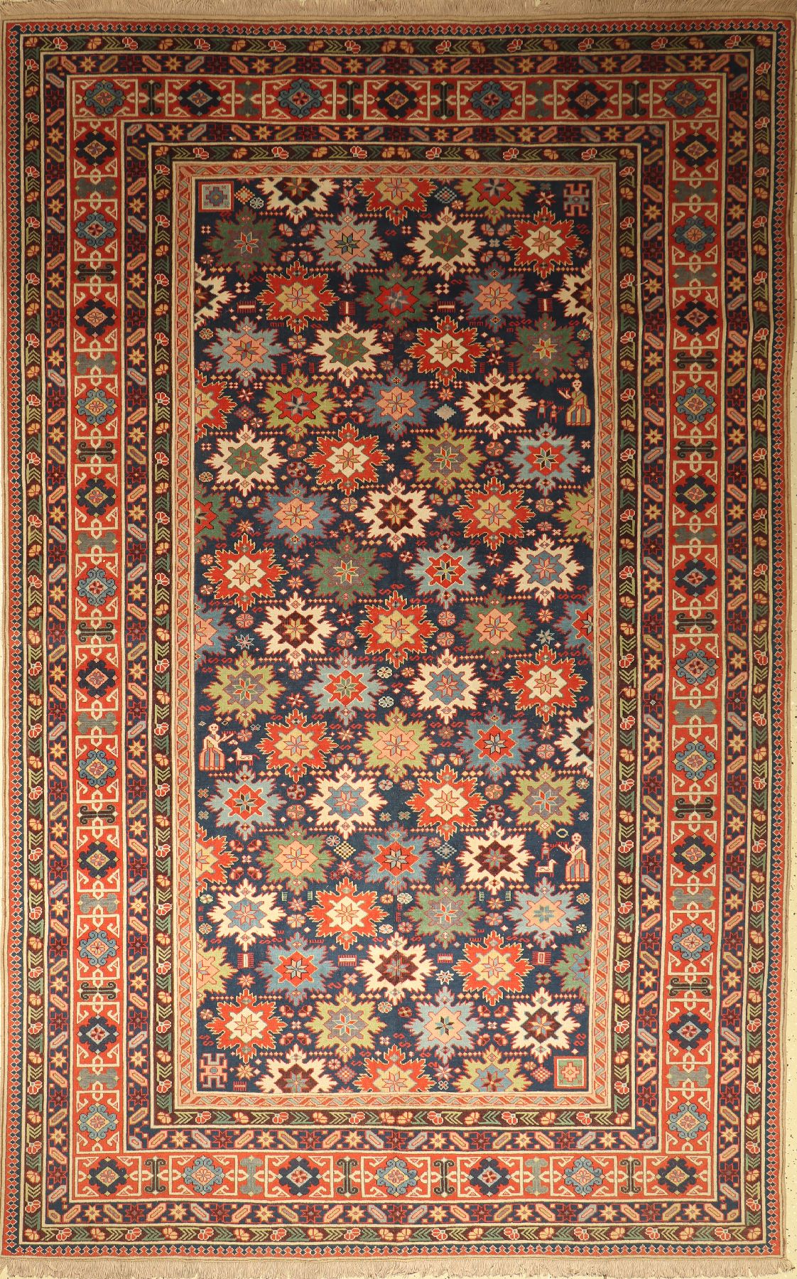 Kars, Türkei, ca. 50 Jahre, Wolle auf Wolle, ca. 320 x 202 cm, EHZ: 2