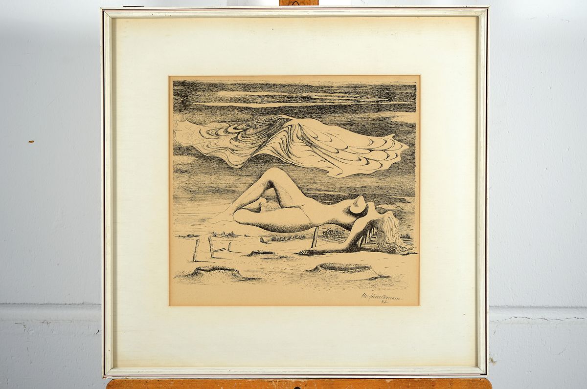 Detail q: Mac Zimmermann, 1912 Stettin - 1995 Rott, Studium bei Gregor Rosenbauer an der Werkschule für gestaltende Arbeiten, vertretenin div. ...