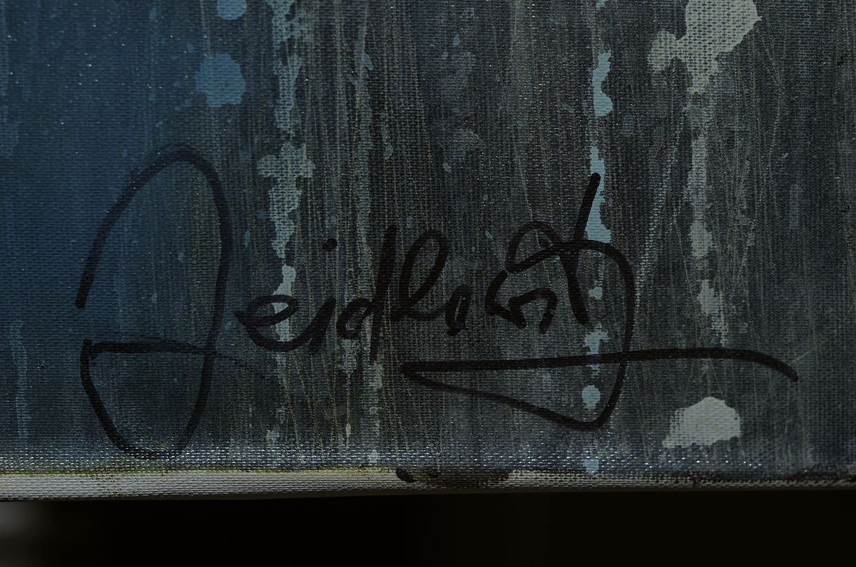 Detail a: Doris Zeidlewitz, geb. 1959, Studium am Städel in Frankreich und an der Hochschule für Gestaltung Offenbach, hier: "Die Regenmacherin", ...