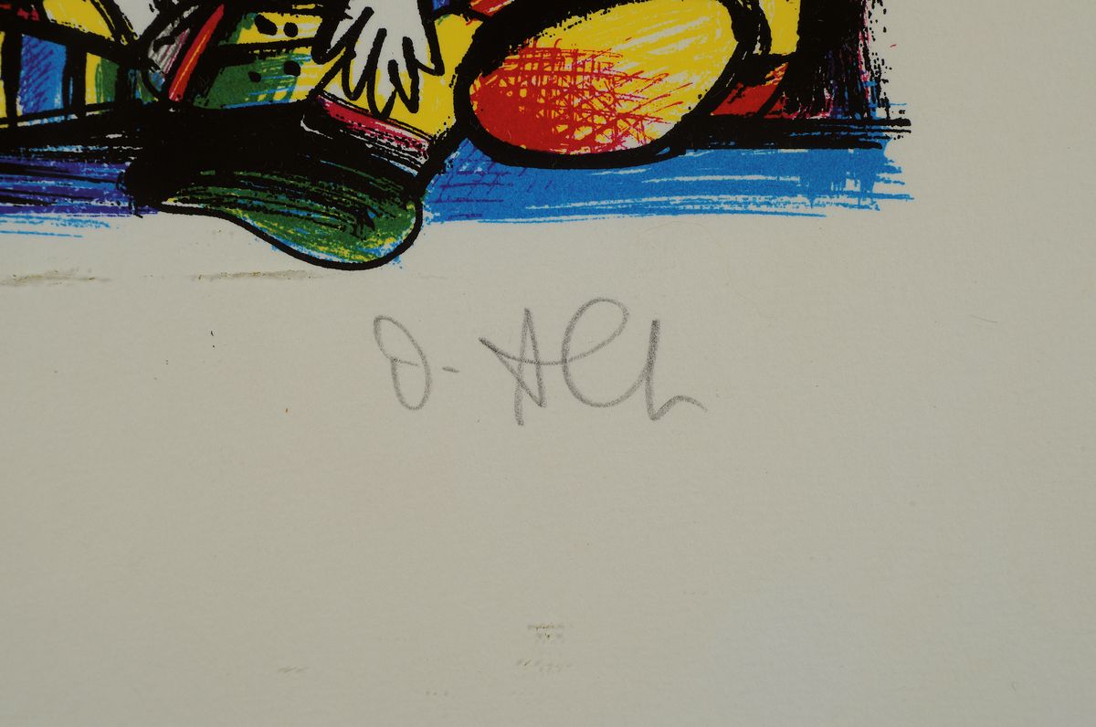 Detail a: Otmar Alt, geb. 1940 Wernigerode, zwei Siebdrucke, handsigniert, einmal e.a. ca. 74 x 54 cm und einmal ca. 30 x 22 cm