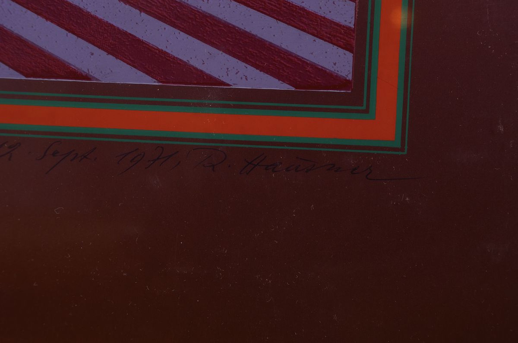 Detail a: Adam Hausner, Wien 1914 - 1995 Mödlingen, "Adam maßstäblich", li. u. bezeichnet und num. 108/200, betitelt, re. unten bez Langenmoos 12. ...