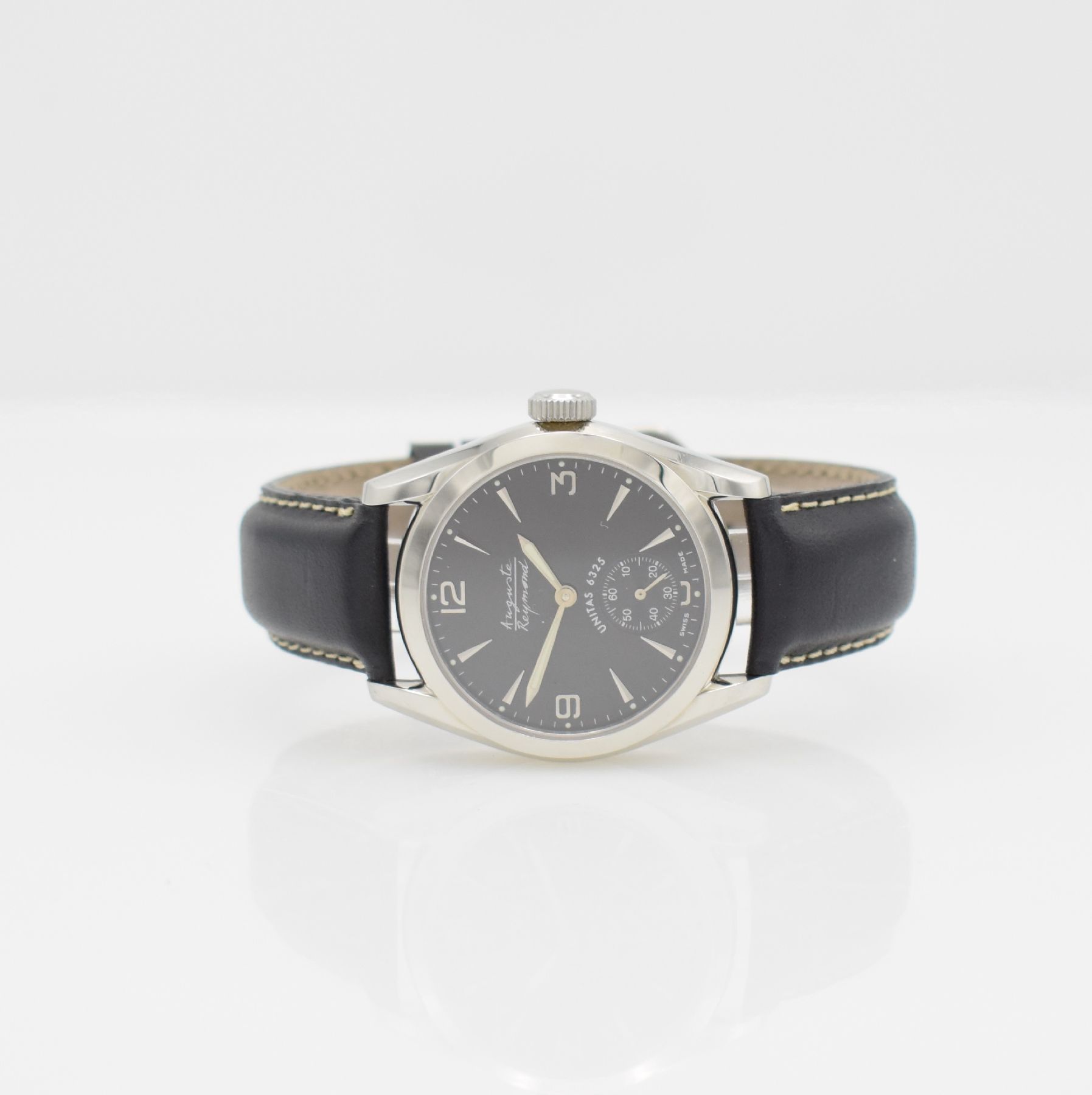 AUGUSTE REYMOND limitierte Armbanduhr Kal. Unitas 6325, Schweiz um 2000, limitiert auf 500 Stück, Handaufzug, Ref. 611060, beids. vergl. ...