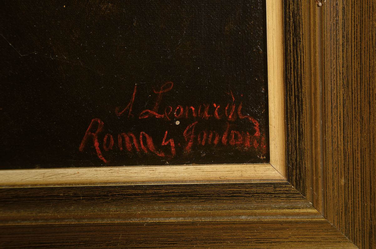 Detail a: Kopie nach Guido Reni (1575-1642) aus dem 19. Jh., Hl. Sebastian, lasierende Malerei, doubliert, restauriert, l. Alterssp., ca. 100x75 cm, R. ca. ...