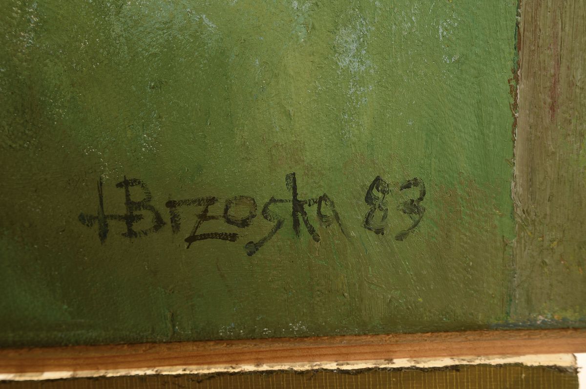 Detail a: Heinz Brzoska, 1942 Kattowitz - 2015 Ludwigshafen, Pferdedarstellungen, Öl/Lwd, re. unten signiert, 70 x 90cm