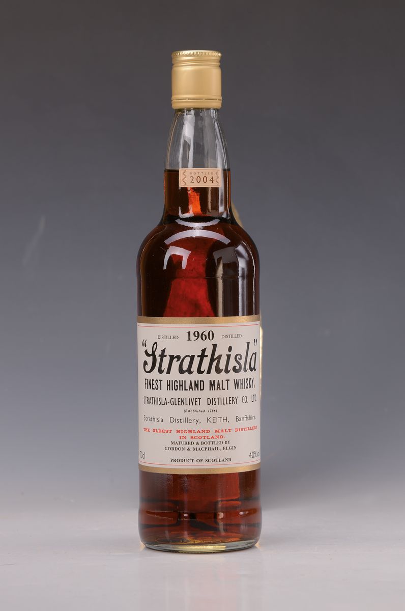 1 Flasche Whisky, Gordon & MacPhail, "Strathisla", Schottland, 1960, abgefüllt 2004, Finest Highland Malt Whiskey, Alc. 43%, 0,7L, in ...