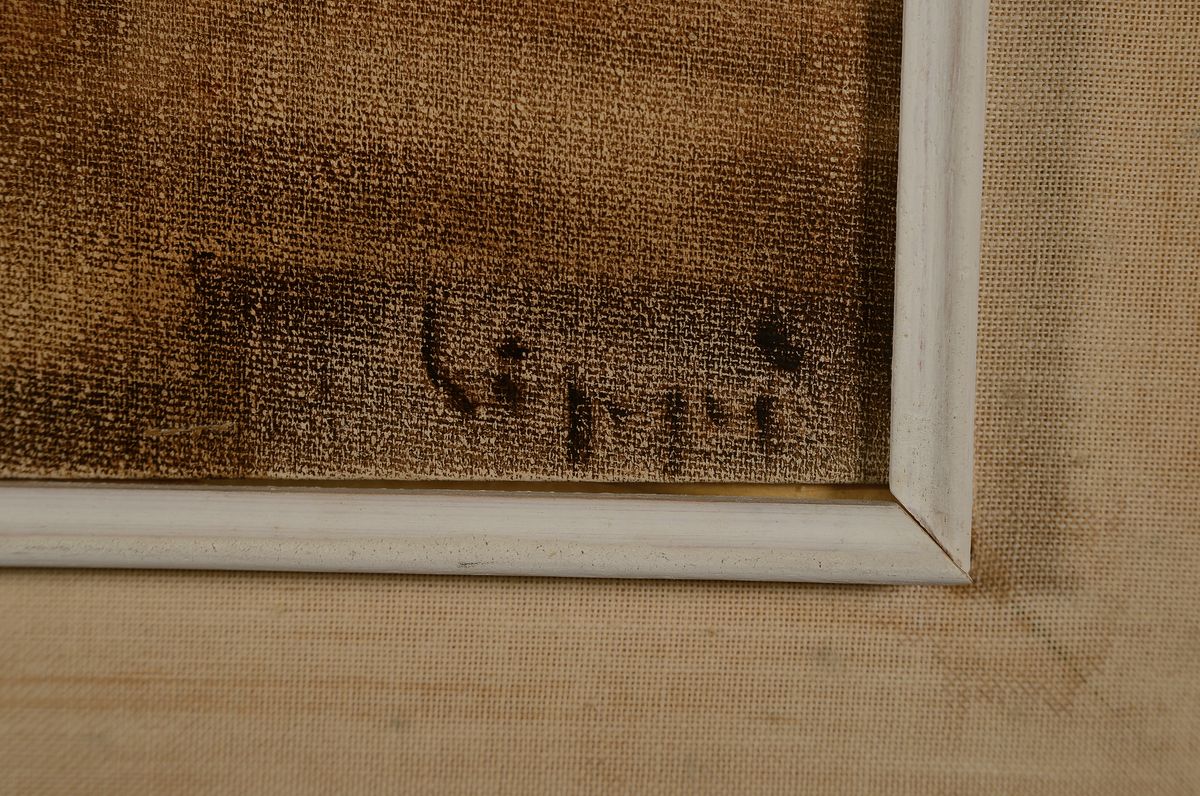 Detail a: Raffaele Lippi, 1911 - 1982, Frauenakt, Öl/Lwd, re. u. signiert, ca. 35 x 25 cm, Rahmen: 61.5 x 41.5 cm, wurde in den 60er Jahre in Italien erworben