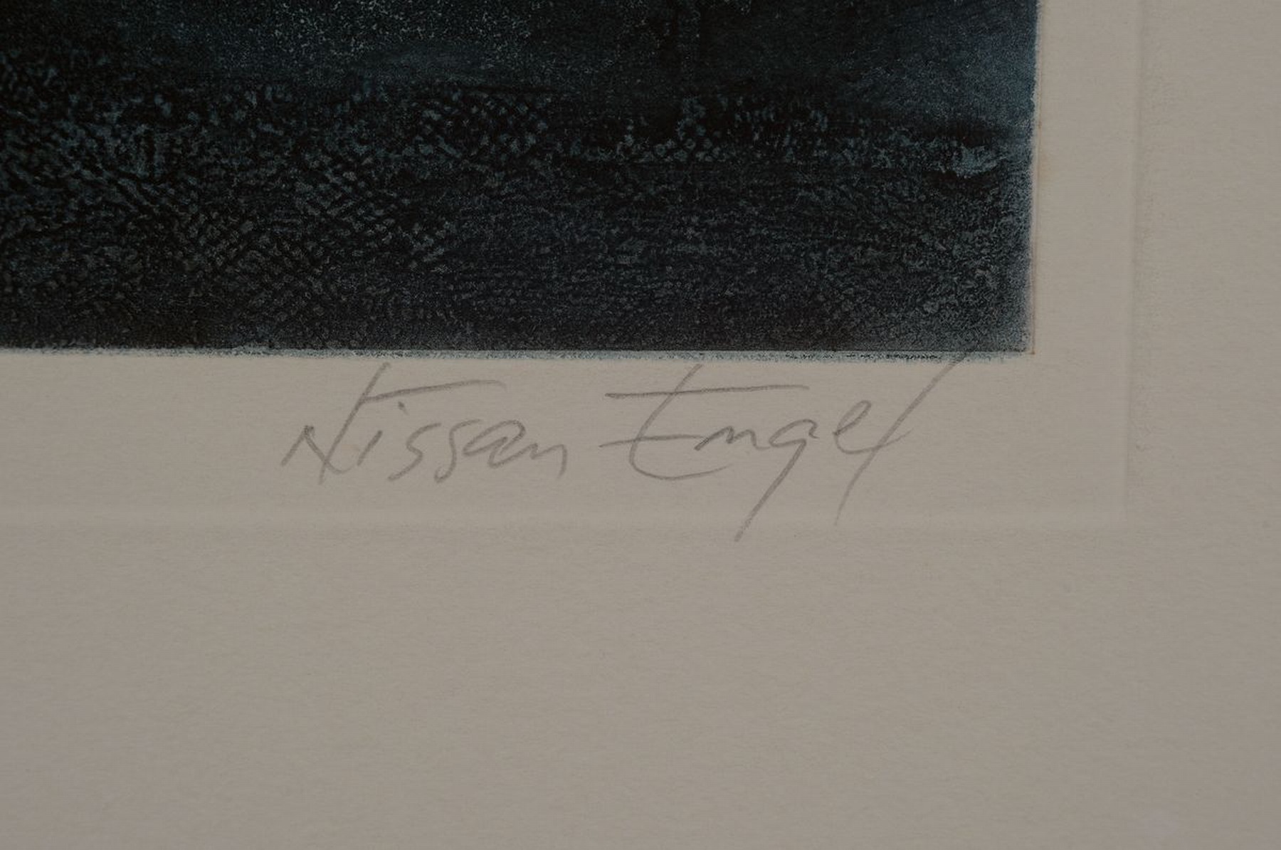 Detail a: Nissan Engel, geb. 1931, "Reve", Farbradierung, num. e.a. 2/25, sign., ca. 65x45 cm