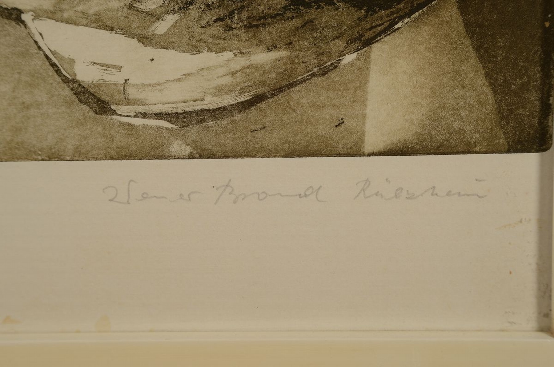 Detail s: Werner Brand, geb. 1933 Löbau, lebt und arbeitet in der Pfalz, 2 Radierungen: Villa Wieser, betitelt, signiert und dat. 2002, ca. 31x21cm, PP, ...