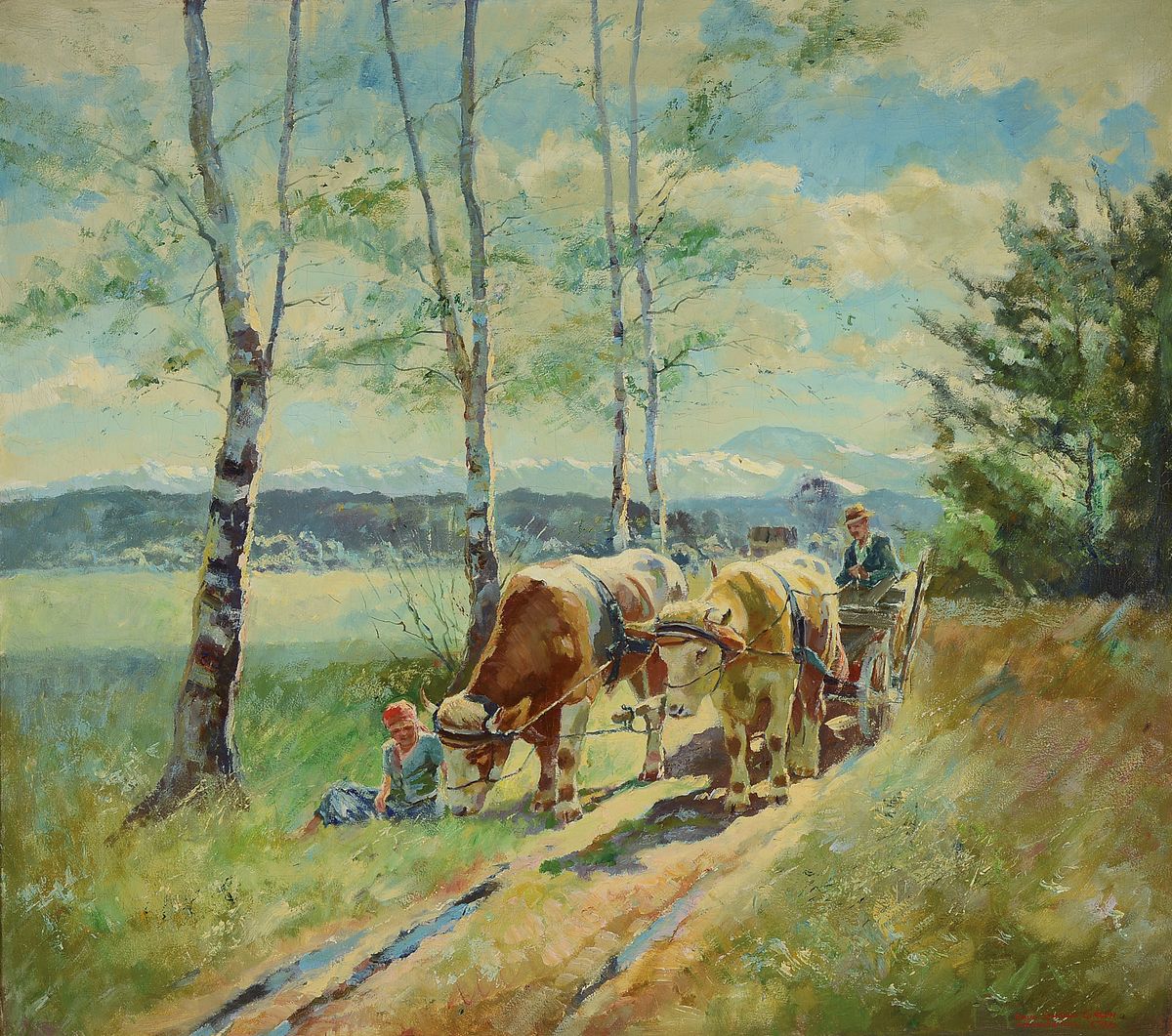 Paul Johann Walch, 1881-1958 Leutstetten, Studium an der Akademie München bei Löfftz und Gysis, 1937 Teilnahme an der großen Kunstausstellung im ...
