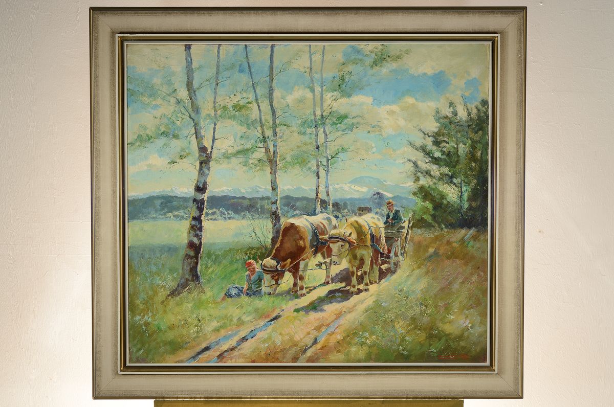 Detail k: Paul Johann Walch, 1881-1958 Leutstetten, Studium an der Akademie München bei Löfftz und Gysis, 1937 Teilnahme an der großen Kunstausstellung im ...